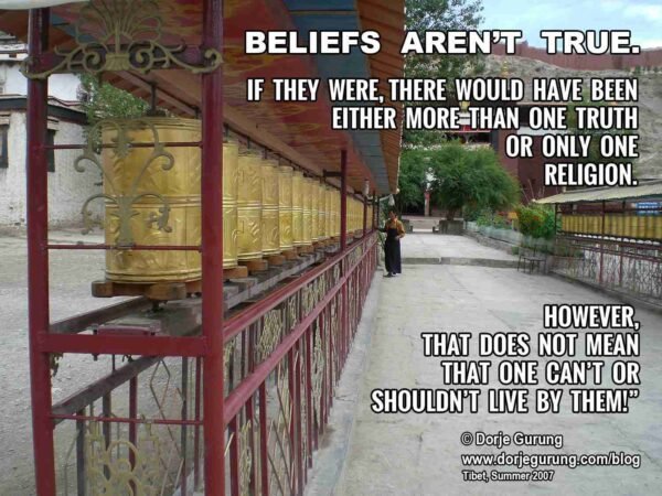 beliefs aren't true